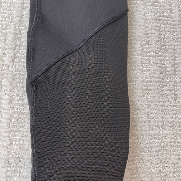 Lululemon black leggings with mesh detailing - Picture 2 of 5